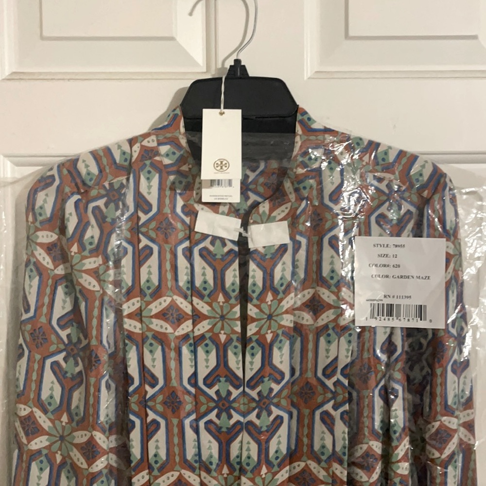 Tory Burch Garden Maze Shirtdress (78955)